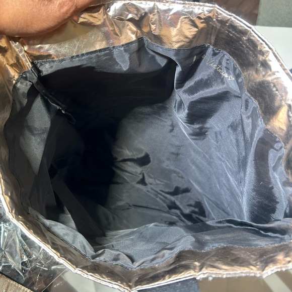 Victoria’s Secret Metallic Gold Quilted Tote Bag | Love Victoria - Picture 5 of 8